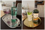 Drinks zum Bridgerton Serienabend: Gin mit Zitrone und Lavendel