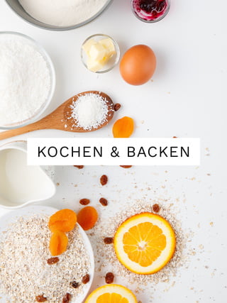 Themenwelt Kochen und Backen